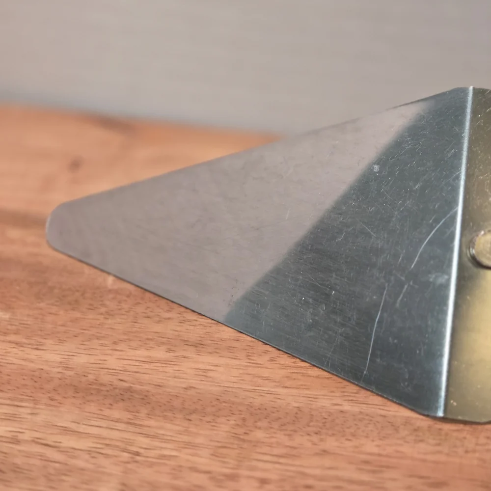 Stainless Steel Cake Server‎ with Black Handle